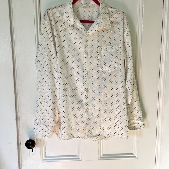 vintage polka dot button down - Picture 8 of 11